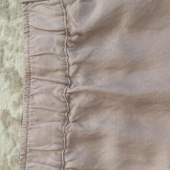 Banana Republic Linen Blend Skirt 0 Dusty Rose - Picture 7 of 14